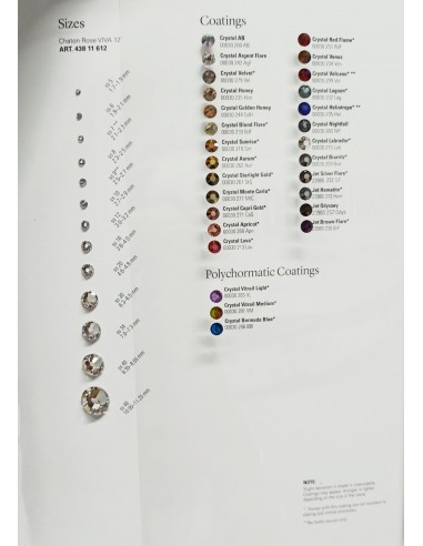 PRECIOSA SAMPLE CARD PRECIOSA SAMPLE CARD