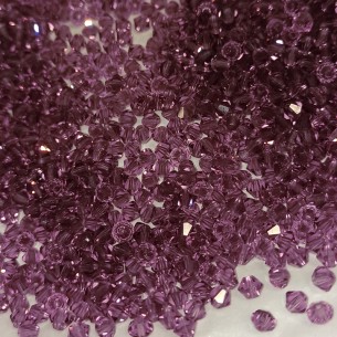 Bicono in Cristallo GT Crystal mm 4 Amethyst - 144PZ 2
