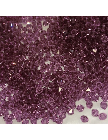 Bicono in Cristallo GT Crystal mm 4 Amethyst - 144PZ Bicono in Cristallo GT Crystal mm 4 Amethyst - 144PZ