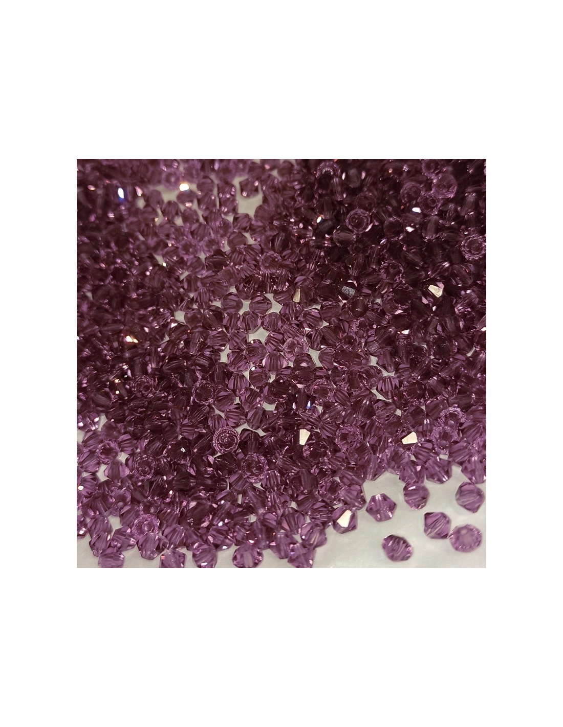 Bicone Amethyst 4 mm - 144Pcs - Biconi