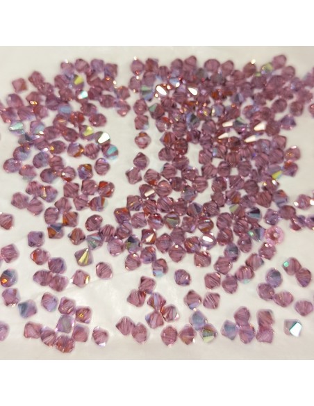 Bicono in Cristallo GT Crystal mm 4 Amethyst AB - 144PZ