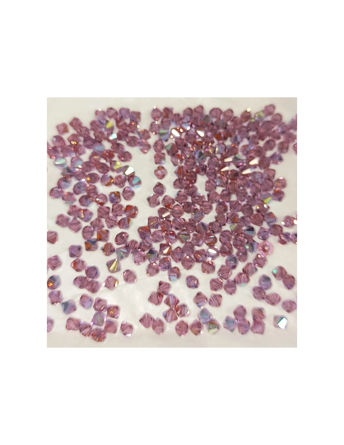 Bicono in Cristallo GT Crystal mm 4 Amethyst AB - 144PZ