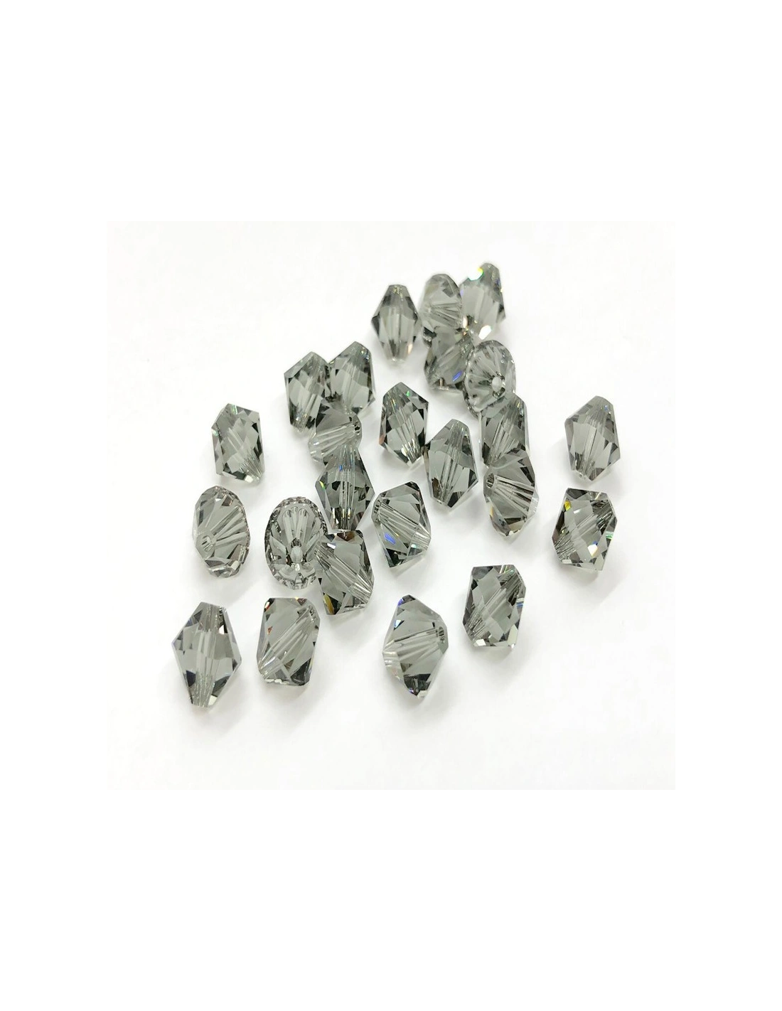 Bicone  Bl. Diamond 4 mm- 144 pcs - Biconi