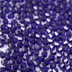 Bicono in Cristallo GT Crystal mm 4 Deep Violet - 144PZ 2