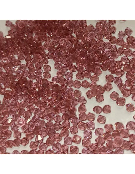 Bicono in Cristallo GT Crystal mm 4 French Rose - 144PZ