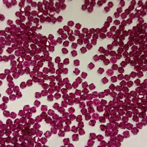 Bicone Fuchsia  4 mm - 144 pcs 2