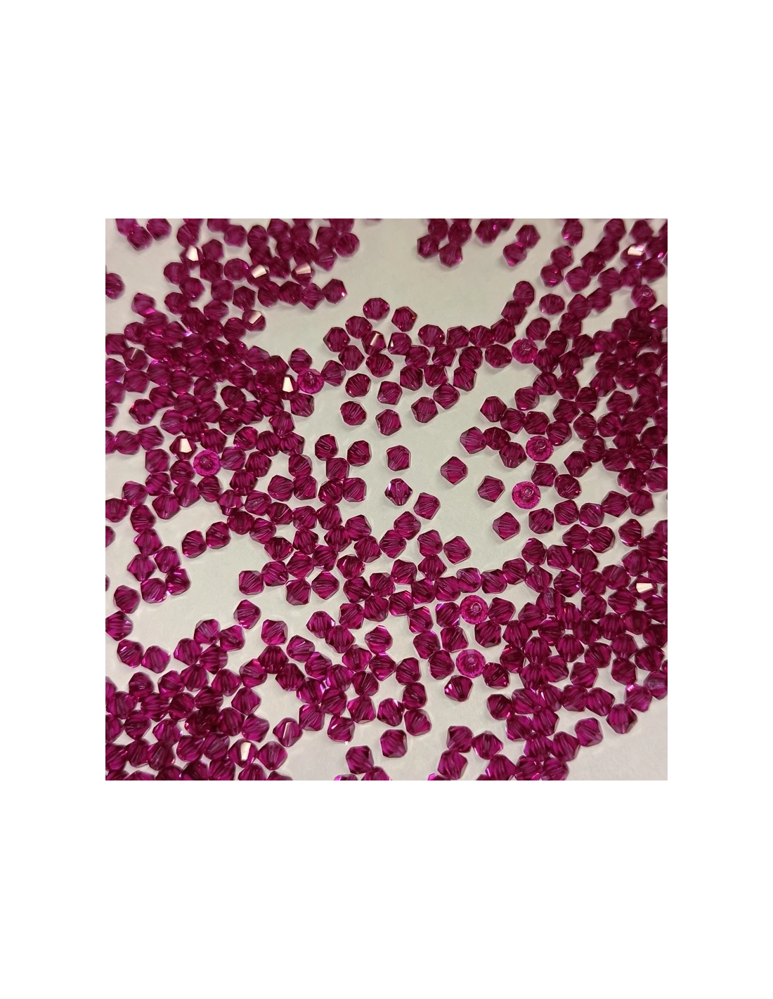 Bicono in Cristallo GT Crystal mm 4 Fuchsia - 144PZ