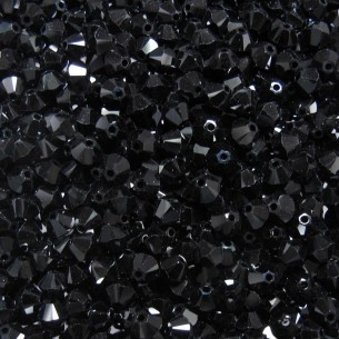Bicone Jet 4 mm - 144 Pcs 2