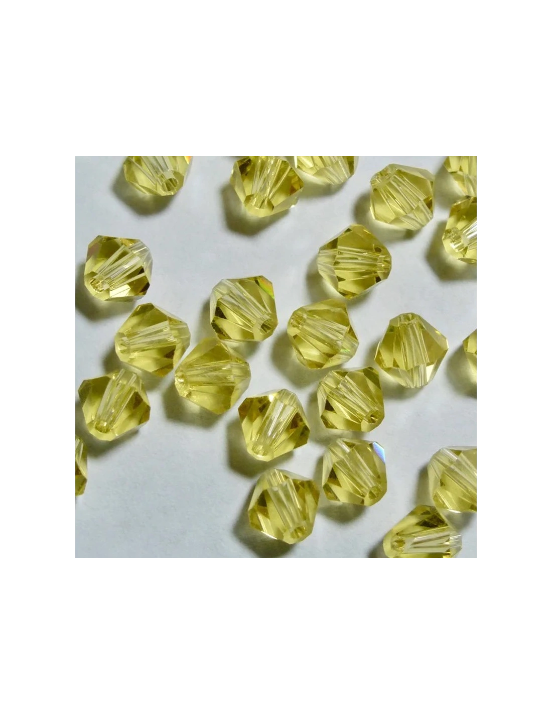 Bicone Jonquil 4 mm - 144Pcs - Biconi