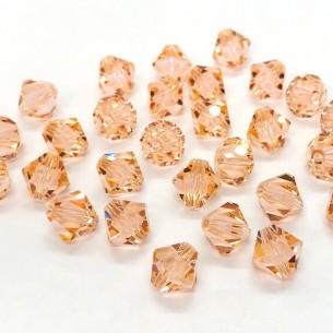 Bicone 4 mm Lt. Peach - 144... 2