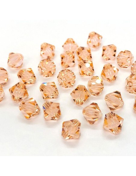 Bicono in Cristallo GT Crystal mm 4 Lt. Peach - 144PZ
