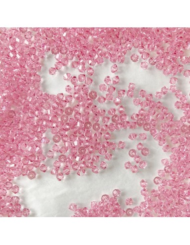 Bicone Lt. Rose 4 mm  - 144pcs Bicone Lt. Rose 4 mm  - 144pcs