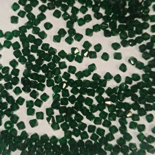 Bicone Medium Emerald  4 mm... 2