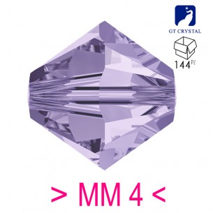 Bicono in Cristallo GT Crystal mm 4 Violet - 144PZ