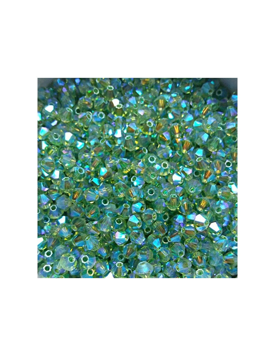 Bicono in Cristallo GT Crystal mm 4 Peridot AB - 144PZ