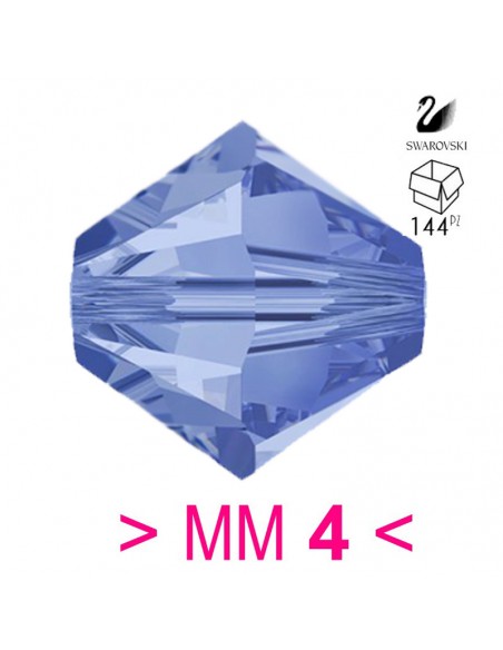 Bicono Swarovski mm 4 Lt. Sapphire - 144PZ Bicono Swarovski mm 4 Lt. Sapphire - 144PZ