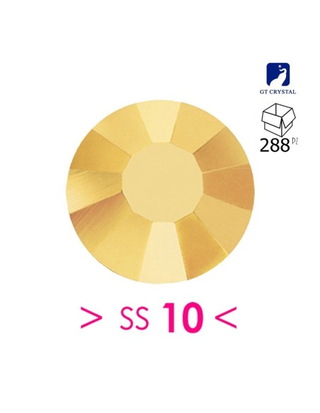 Rhinestones GT Crystal Hotfix ss 10 Crystal - 144 pcs - Hotfix Strass