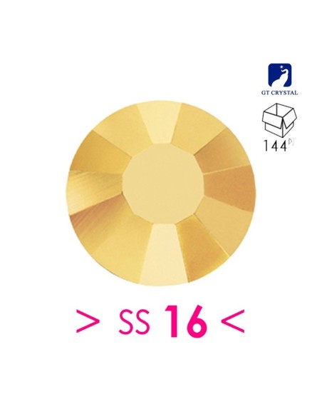 Rhinestones Gt Crystal Hotfix ss 16 Honey  - 144 pcs - Hotfix Strass