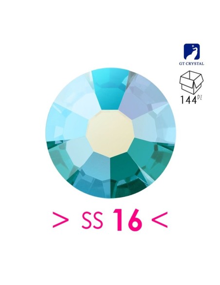Rhinestones Gt Crystal Hotfix ss 16 Sun AB -  144 pcs - Hotfix Strass