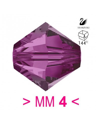 Bicono Swarovski mm 4 Fuchsia - 144PZ