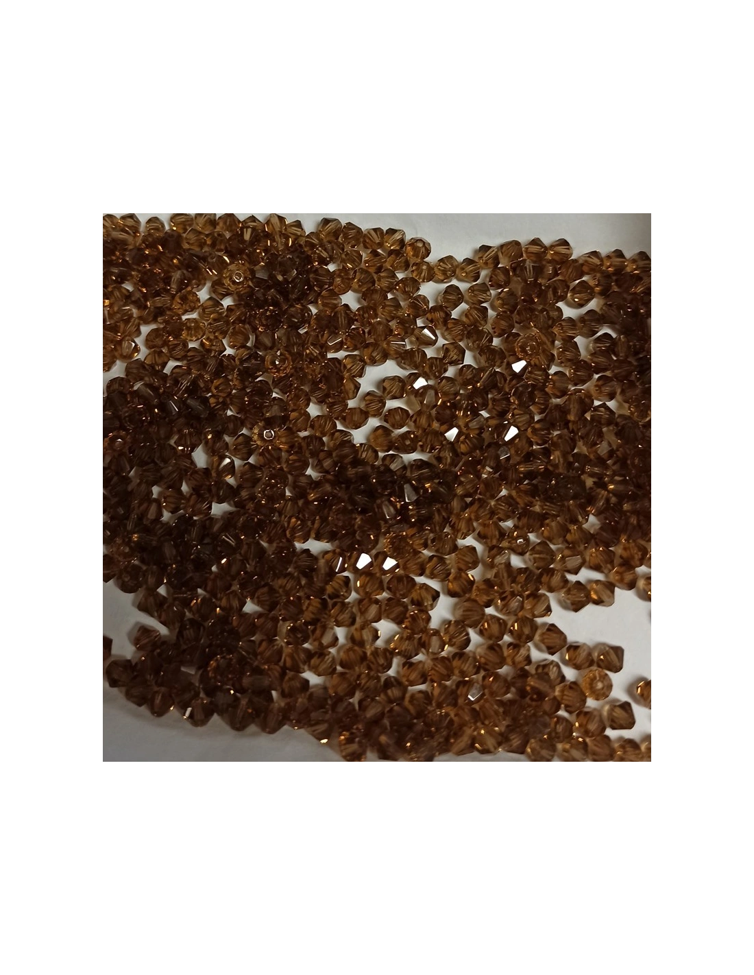 Bicono in Cristallo GT Crystal mm 6 Smoked Topaz - 144PZ