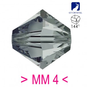 Bicono in Cristallo GT Crystal mm 6 Bl. Diamond - 144PZ
