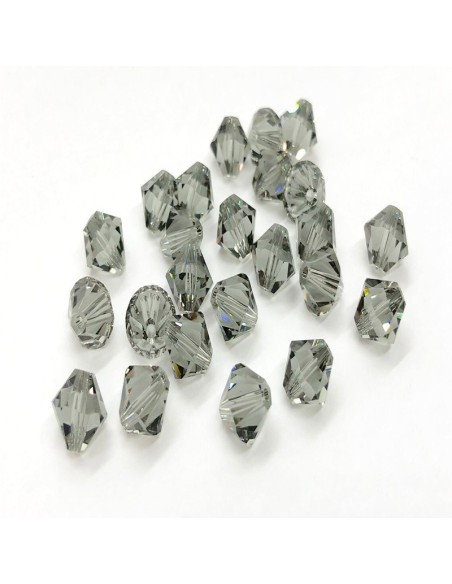Bicono in Cristallo GT Crystal mm 6 Bl. Diamond - 144PZ