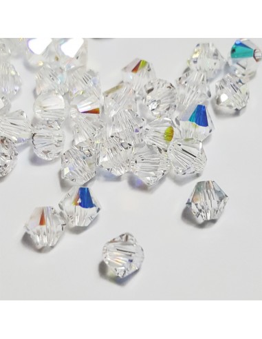 Bicono in Cristallo GT Crystal mm 6 Crystal AB - 144PZ