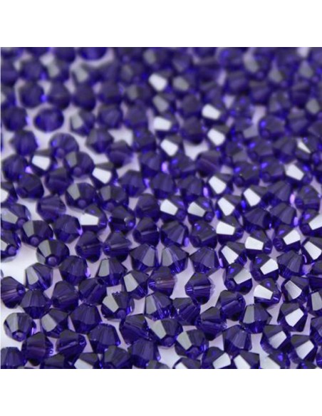 Bicono in Cristallo GT Crystal mm 6 Deep Violet - 144PZ