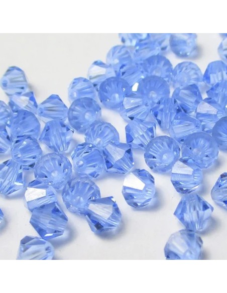 Bicono in Cristallo GT Crystal mm 6 Lt. Sapphire - 144PZ