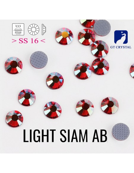 Strass GT Crystal Termoadesivi ss 16 Lt. Siam AB - 144PZ Strass GT Crystal Termoadesivi ss 16 Lt. Siam AB - 144PZ