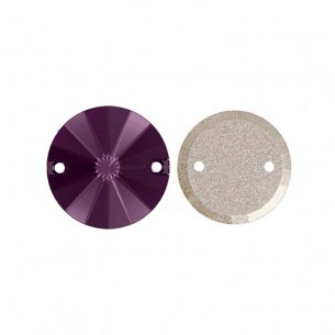 Pietra da Cucire in Cristallo GT Crystal Tondo mm 16 Amethyst - 1PZ 2