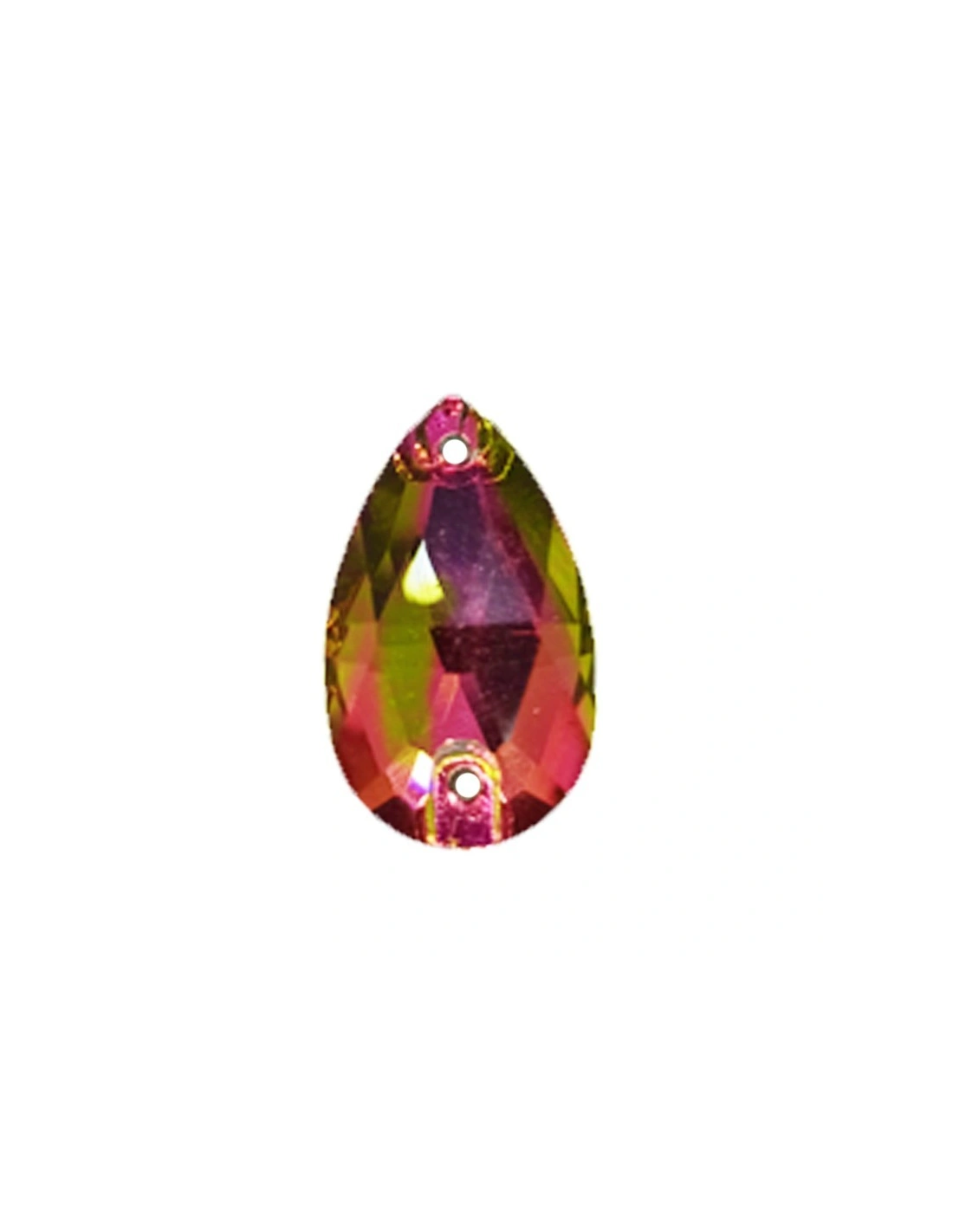 Pietra Goccia Stars mm 18x10,5 Crystal Vitrail Medium - 1PZ