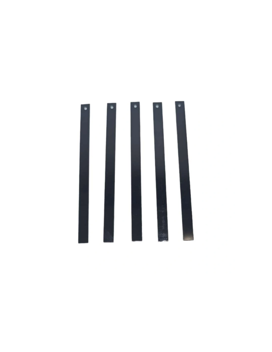 Rectangular sewing sequins mm 75x5 Black - 50GR