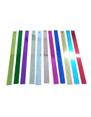 Rectangular sewing sequins mm 75x5...
