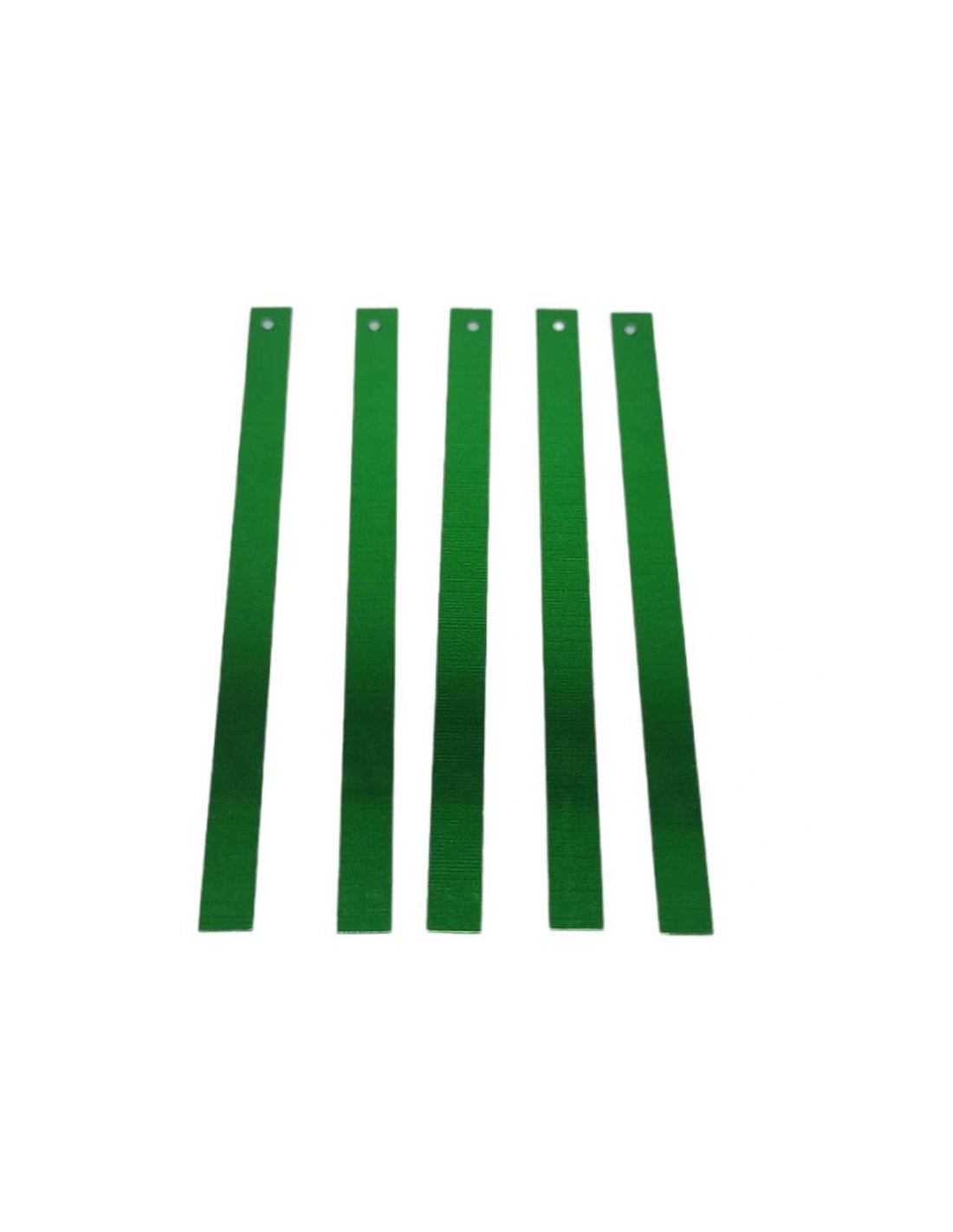 Rectangular sewing sequins mm 75x5 Emerald  - 50GR