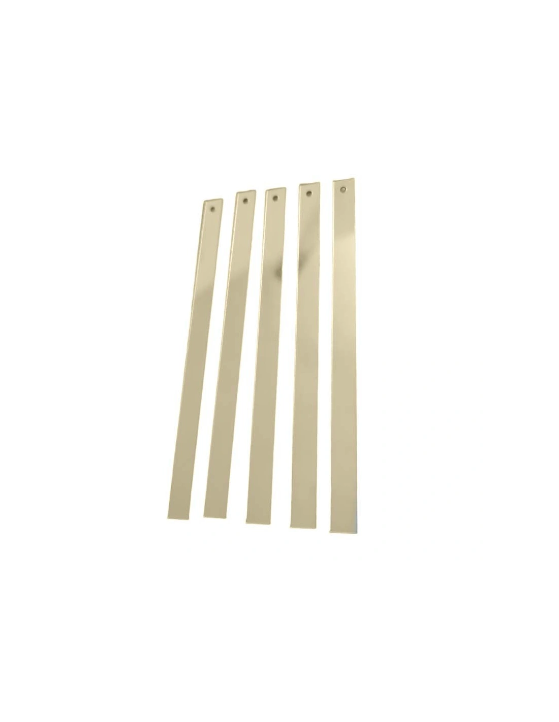 Paillettes da cucire Rettangolari mm 75x5 Light Gold - 50GR (450PZ)