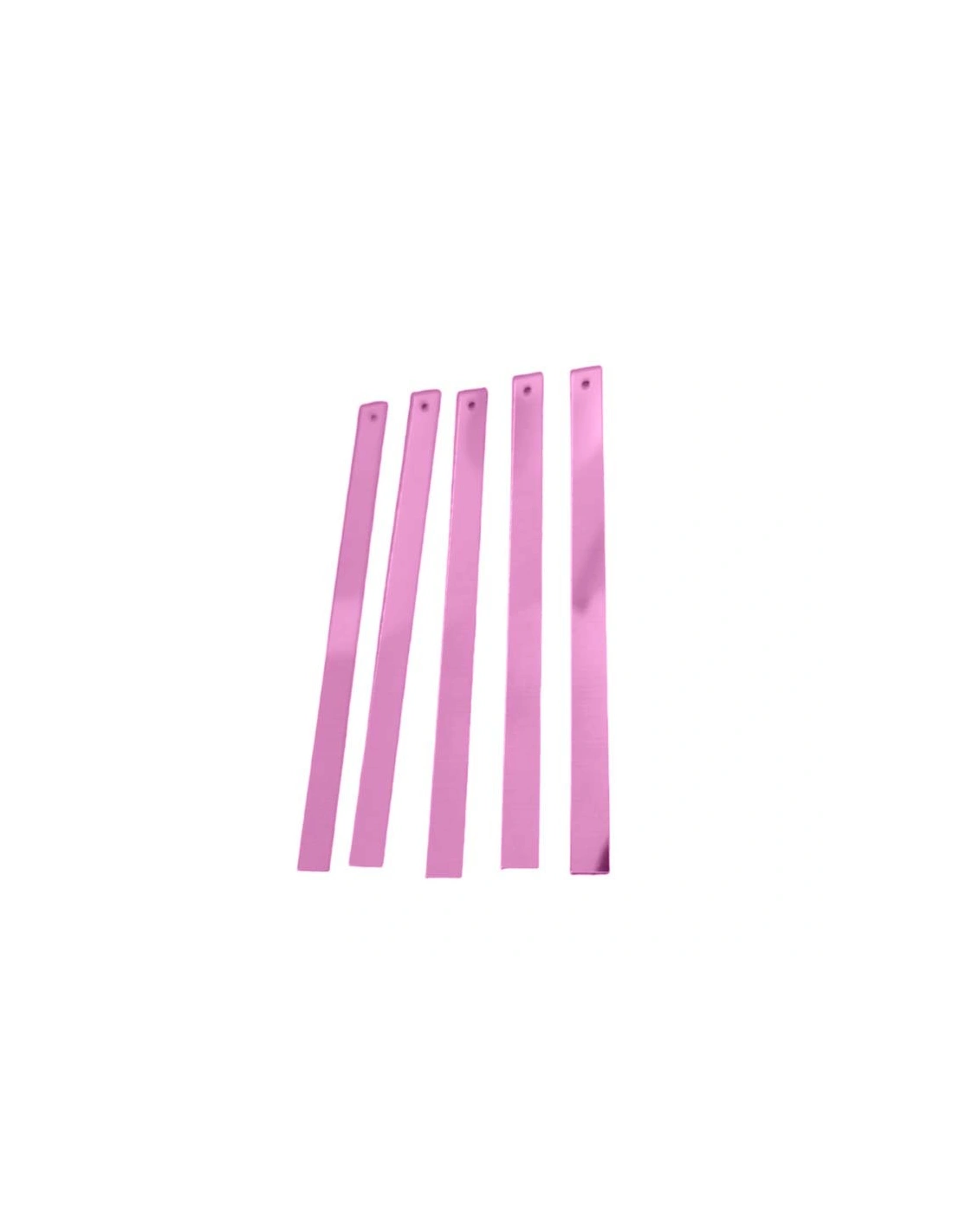 Paillettes da cucire Rettangolari mm 75x5 Light Rose - 50GR (450PZ)