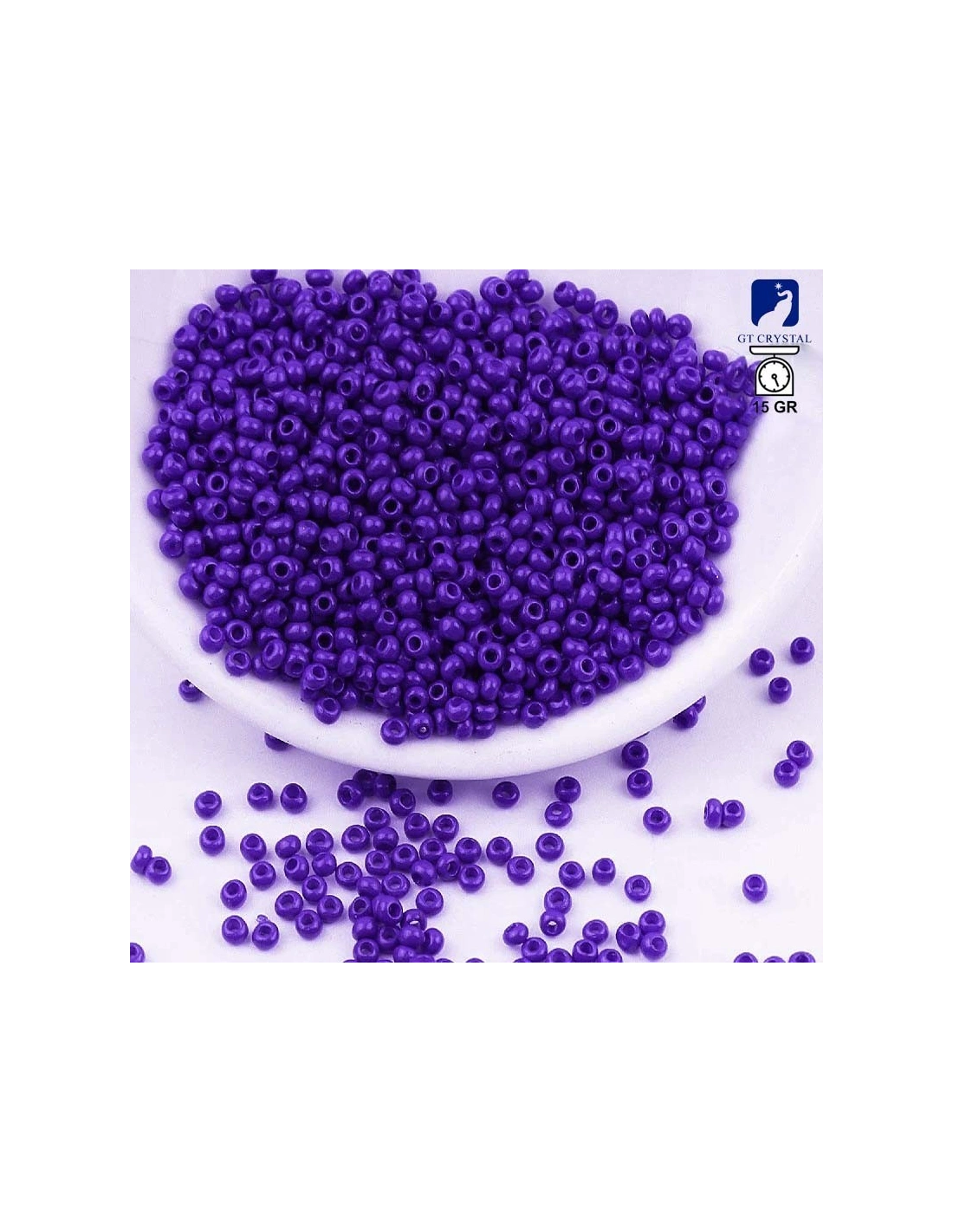 Corallino in Vetro 8/0 (mm 3,0) Sapphire - 15GR