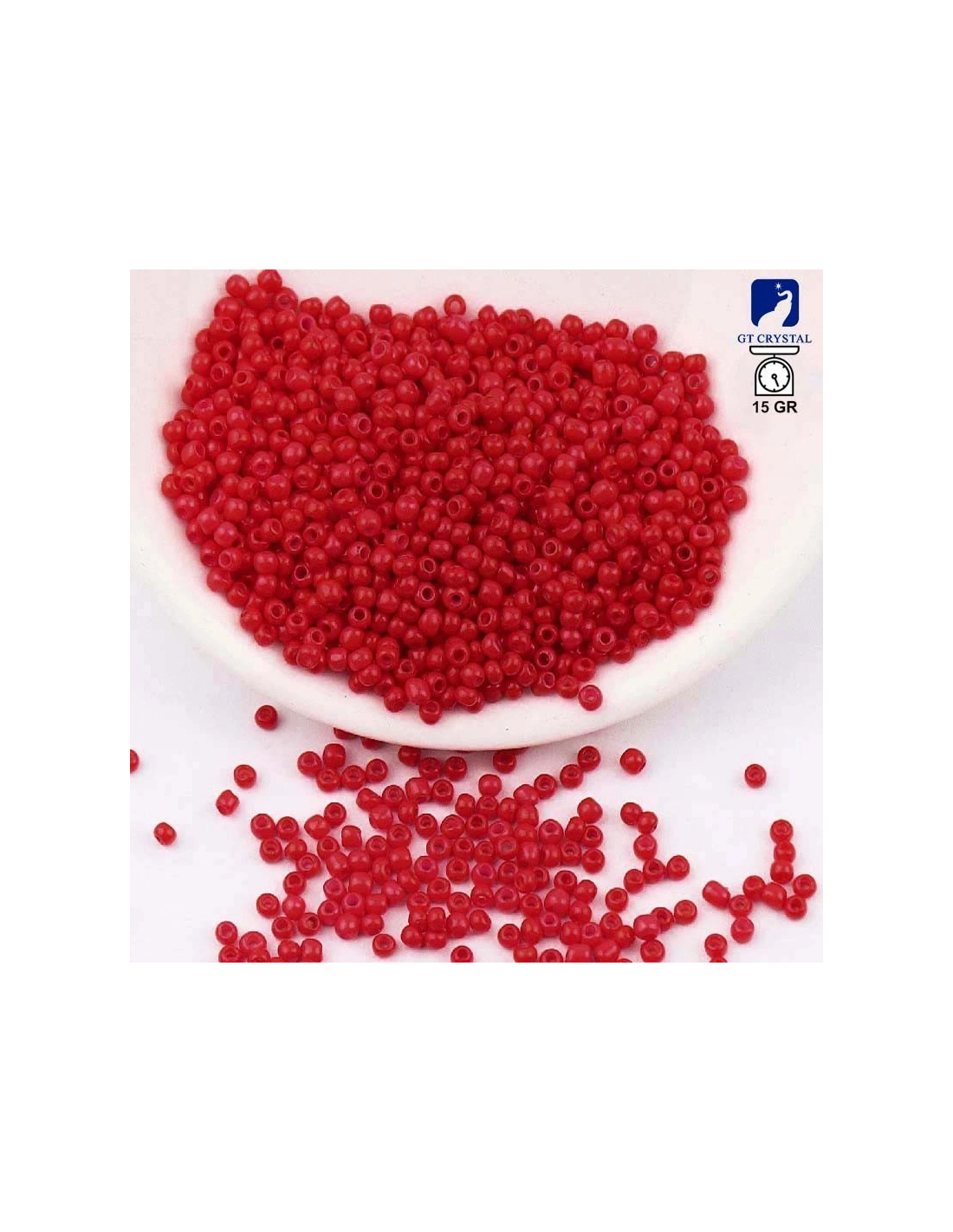 Seed Beads Preciosa 7/0 (mm 3,5) Jet- 100GR - Rocailles and bugles