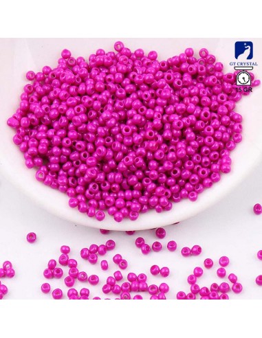 Corallino in Vetro 8/0 (mm 3,0) Fuchsia - 15GR