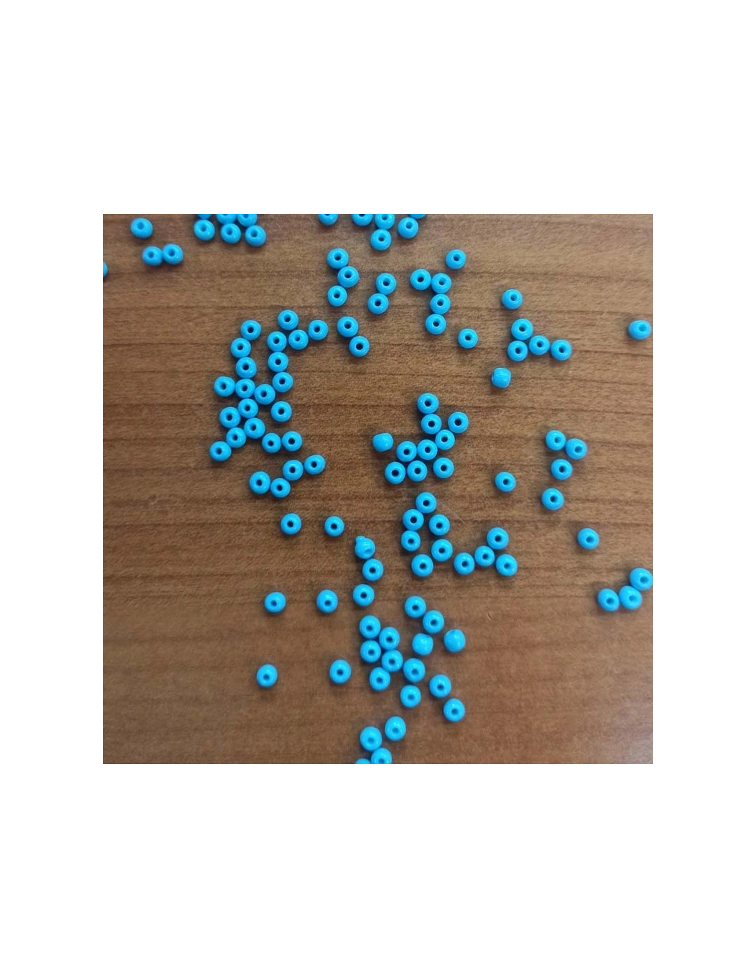Corallino in Vetro 8/0 (mm 3,0) Aqua - 15GR
