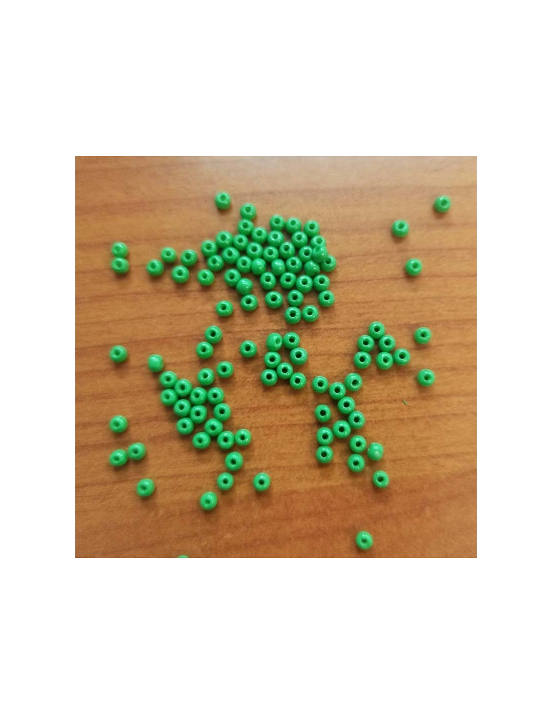 Corallino in Vetro 8/0 (mm 3,0) Emerald - 15GR