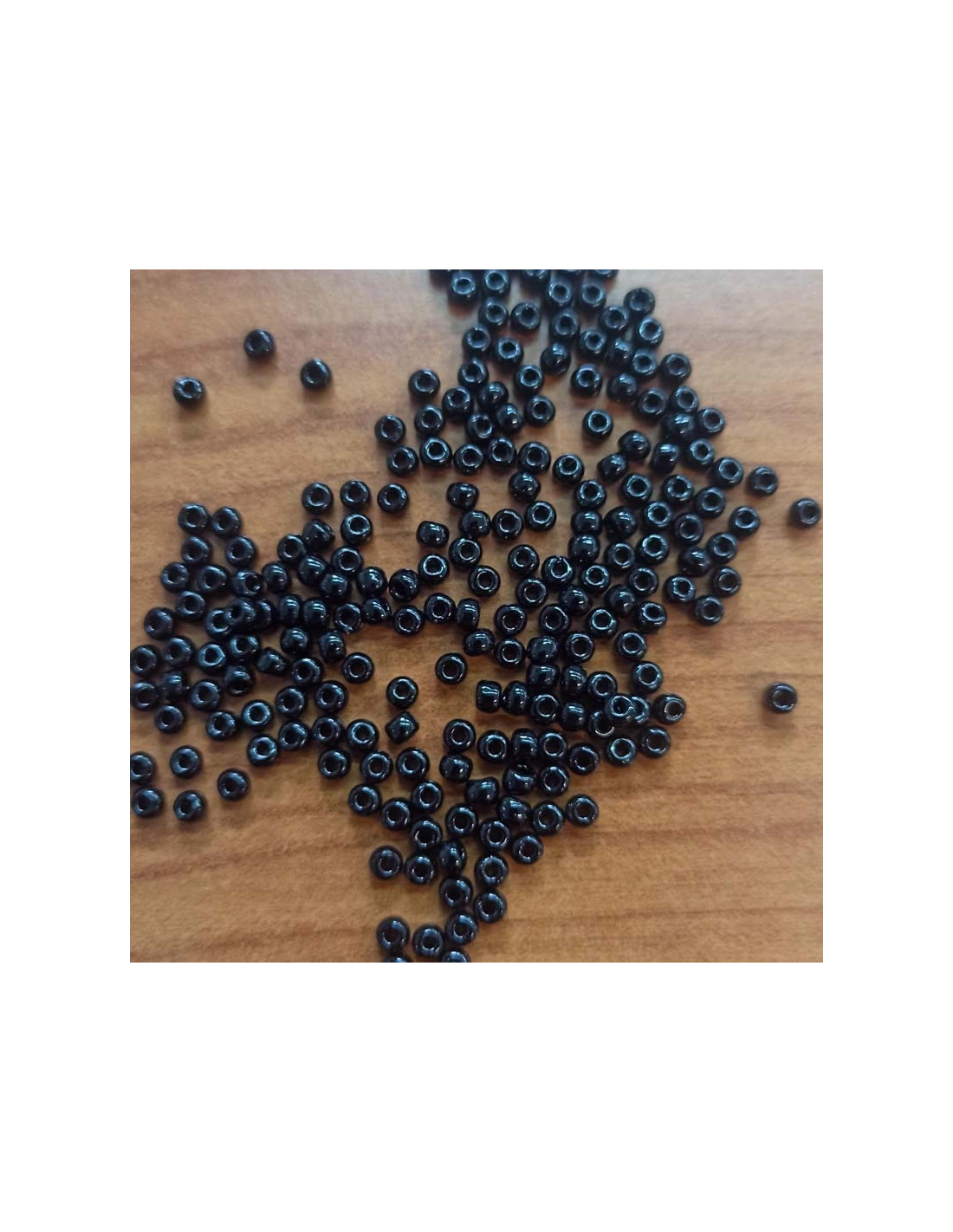 Corallino in Vetro 8/0 (mm 3,0) Nero - 15GR