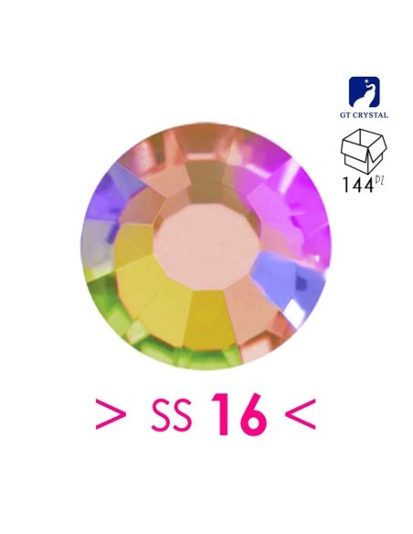 Rhinestones Gt Crystal Hotfix ss 16 Vitrail Medium- 144 pcs - Hotfix Strass
