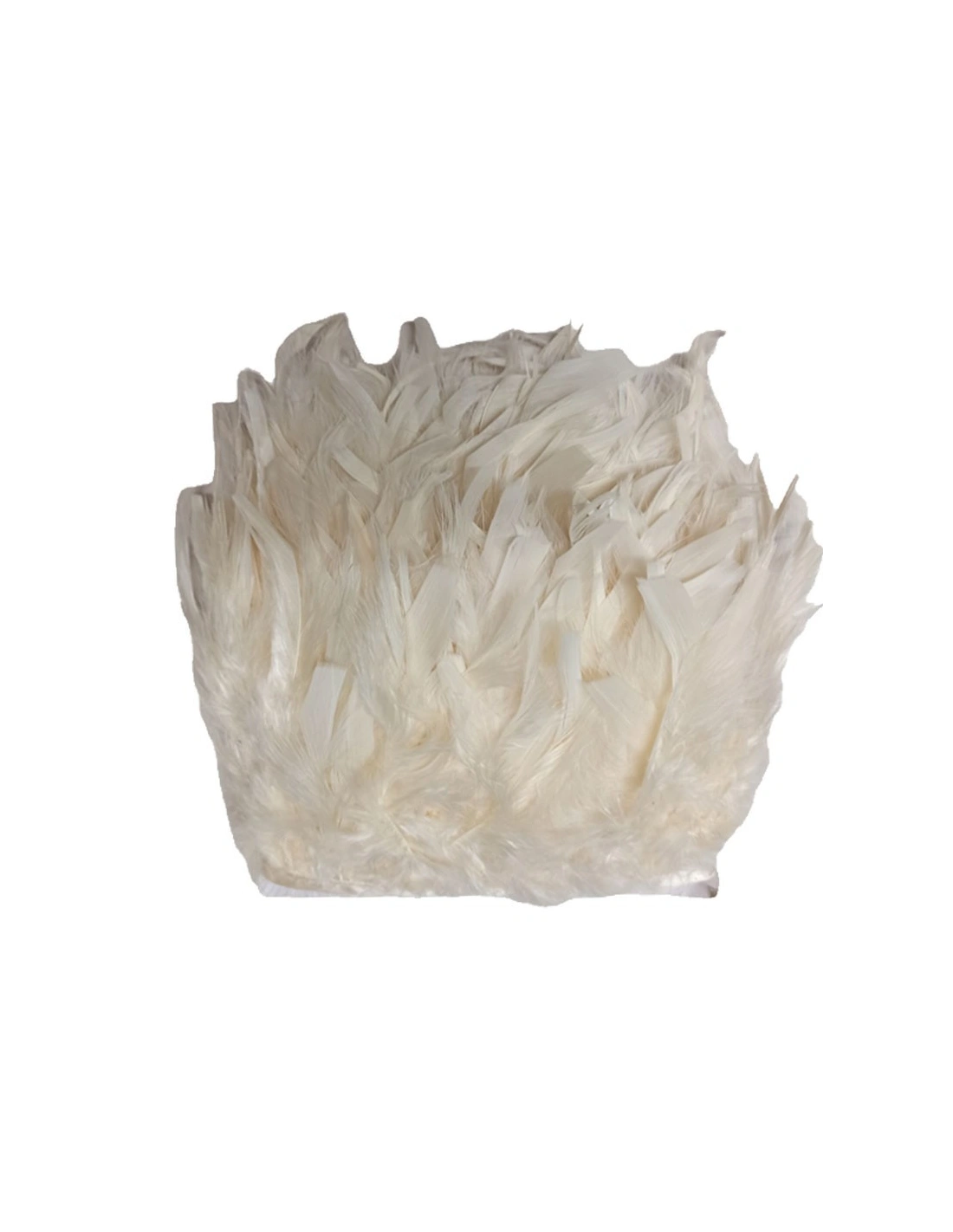 Fringe Sewing Black Ostrich Feathers  Pack - 1MT. - Fringes and Feathers