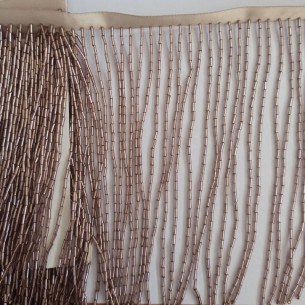 Frangia da cucire a Cannette Coffee pacco - 1MT. 2