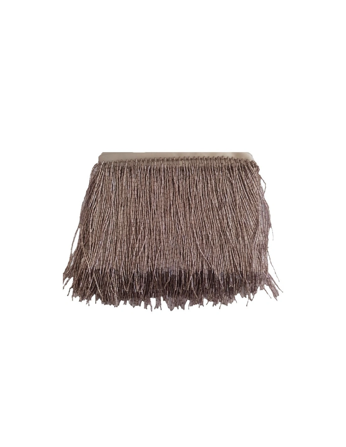 Frangia da cucire a Cannette Coffee pacco - 1MT.