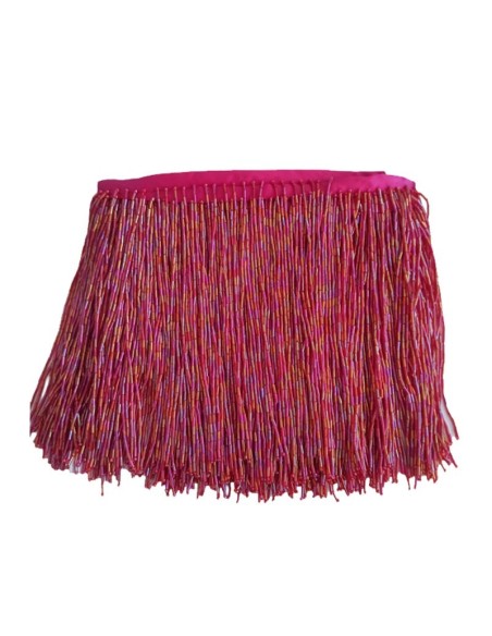 Fringes sewing bugles Light Fuchsia Pack - 1MT. - Fringes and Feathers