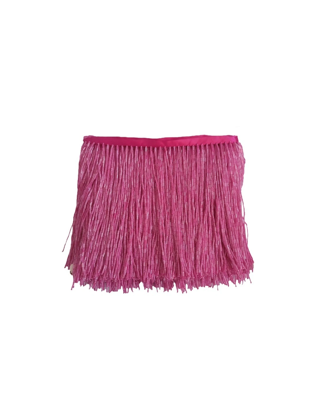 Frangia da cucire a Cannette Fuchsia pacco - 1MT.